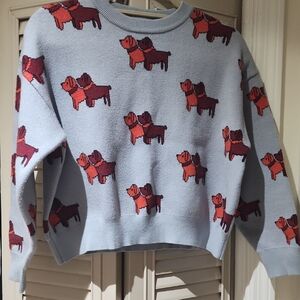 Find Me Now Toto Sweater In Sky Blue NWOT S